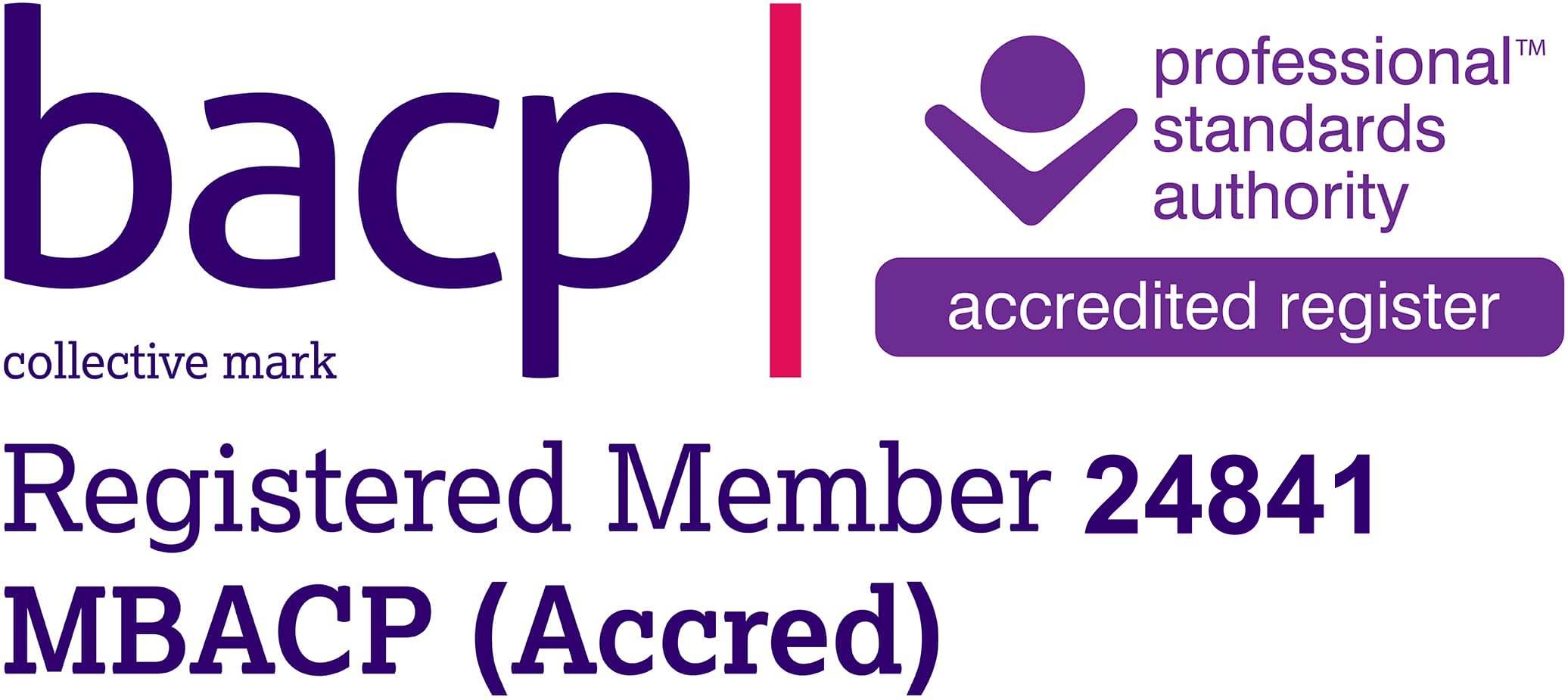BABCP Accredited logo
